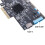 PCI-E to Type-C Expansion Card PCIE to Type-Cx3+Type-Ax2+Type-E+19P IDC 10Gbps USB3.2 GEN2 for Desktop Win7/8/10/11 7