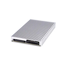 SFF-8654 8i to 2 M.2 2280 Nvme Adapter Board for Motherboard External Card GPU 2.5 HDD Heatsink 8654 Cable B