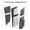 For PS5 Pro Disc Version Black Faceplate Case Cover Premium Plastic Gaming Accessories 1