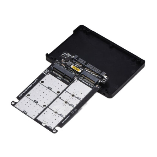 Adaptateur SSD Vers  M.2 NGFF (MSATA Vers  M.2 NGFF Vers ) avec Boîtier