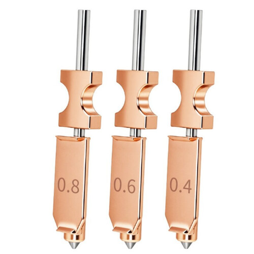 For Flashforge AD5X Nozzle Upgrade Detachable 0.4 0.6 0.8mm for Flashforge AD5X Hotend Extruder Quick Release Nozzle