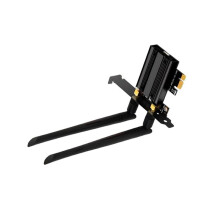 PCI-E WiFi7 Adapter 5.4 PCIE Wireless Card 6338Mbps Tri Band 2.4G/5G/6Ghz for Win11 Desktop Network Adapter