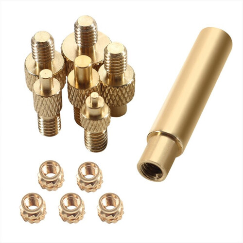 Heat Insert Nut Iron Tip Kit for 3D Printer Brass Thread Embedded Heat Insertion Soldering Iron Tool Set 2