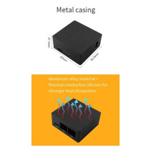 Gehäuse Aus Aluminiumlegierung mit Kühlkörper für Orange Pi R1 LTS - Schutzabdeckung für die Platine
