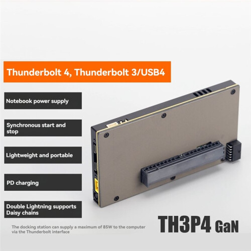 TH3P4GaN Thunderbolt3  Card GPU Dock External  Card Docking Station for Laptop  PC 2