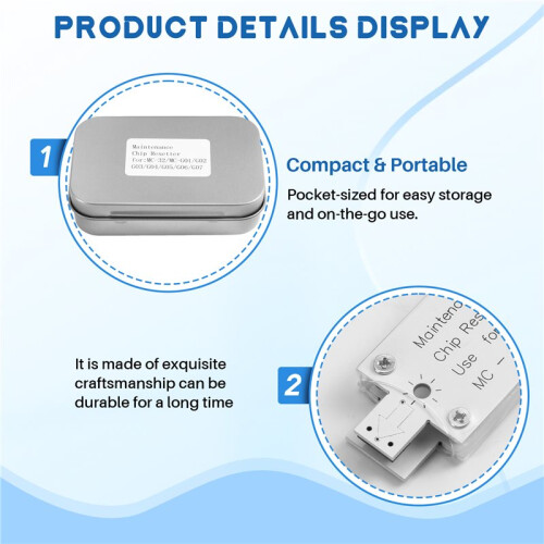 For  MC-G04 Maintenance Box Decoder, Reset Device for Waste Ink Bin Decoder, Printer Maintenance Box Reset Device