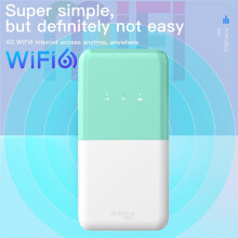Wifi 6 Router Pocket Wireless Travel Router 4G LTE Portable WiFi Mobile Hotspot 170 Countries 10 Users Supports SIM Card