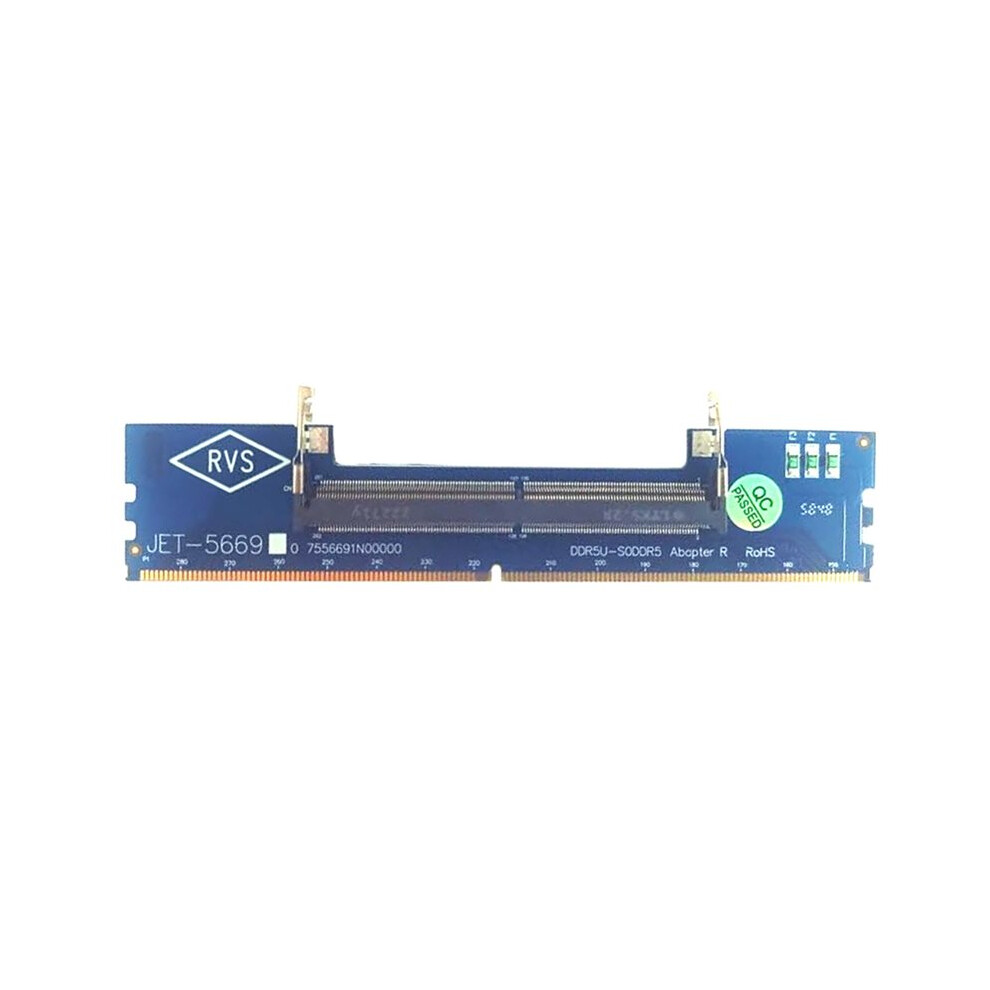 Laptop Ddr5 Ram To So Ddr5 U-Dimm Desktop Adapter Card Memory Tester So Ddr5 To Ddr5 U-Dimm Converter 4711618657437