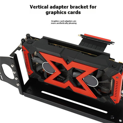 Vertical GPU Mount Bracket 2Slots  Card Holder External EGPU Dock External GPU Docking Station White 2