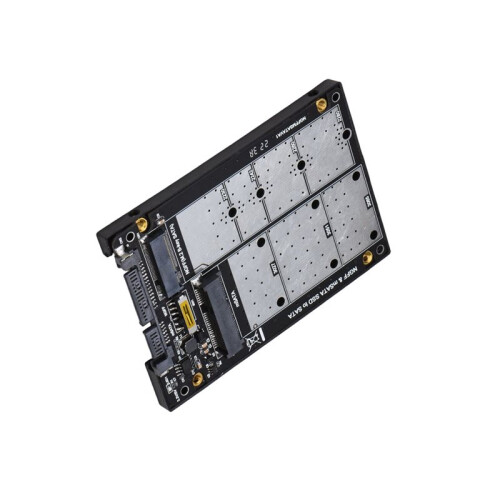 Adaptateur SSD Vers  M.2 NGFF (MSATA Vers  M.2 NGFF Vers ) avec Boîtier 1