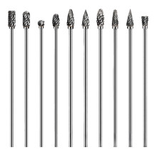 Rotationsfeile, 3 mm Schaft, zum-Doppelschlitz 10 Stück