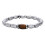 Bracelet perlé en pierre d'oeil de tigre de forme irrégulière 2