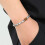 Bracelet perlé en pierre d'oeil de tigre de forme irrégulière 3