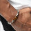 Bracelet perlé en pierre d'oeil de tigre de forme irrégulière 6