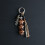 Porte-clés décoratif élégant en acrylique imprimé léopard, en 5