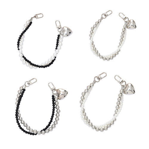 Purse Extender Chain Bag Extender Chain,Pearls-big white beads 1