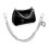 Purse Extender Chain Bag Extender Chain,Pearls-big white beads 5