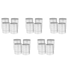 100Pcs Circular Tart Rings with Holes Fruit Pie Quiches Cake Mousse Kitchen Baking Mould Perforated Cake Mousse Ring 8cm