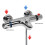 Chrome Thermostatic Bath Shower Mixer Wall Tap 1