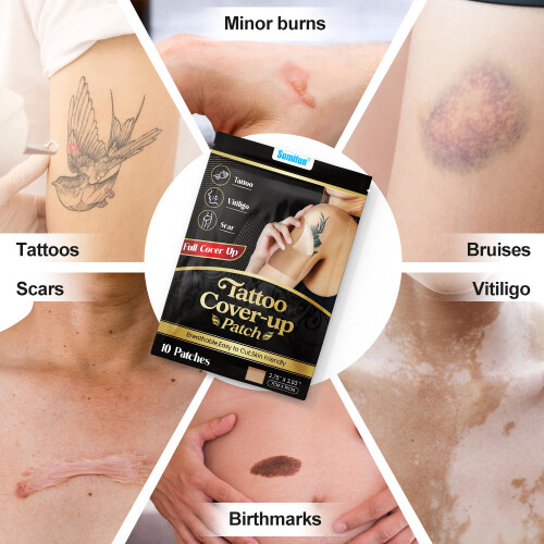 Tattoo Concealer Patch Birthmark Scar White Spot Skin Concealer 2