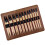 12Pairs Interchangeable Wood Circular Knitting Needle 3.5-10mm 1