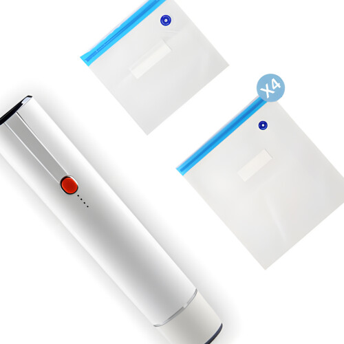 Space Saving Tiny Vacuum Sealant Handheld Device for-White