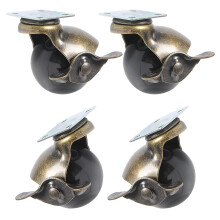 Low Noise Ball Caster Wheel Furniture Wheel Swivels-With brake