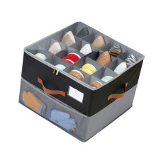 Fashionable Closet Shoe Storage Solution for 8-black gray