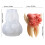 Angel Teeth Rose Candle Silicone Mould Multipurpose Silicone 3