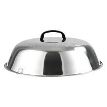 Silver Stainless Steel Pan Cover for Cooking Reliable Pot Lid