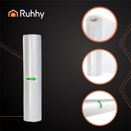 Vacuum Sealer Foil Roll, 28x600cm, Knurled, Clear 2