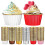 Grease-Proof Cupcake Liners Paper Baking Cups for Cake Holding 300Pcs Assorted Colors 1