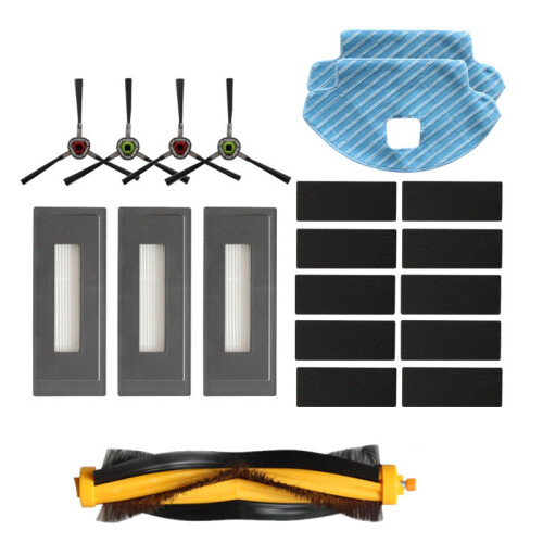for  Deebot OZMO 930 Sweeping Robot Accessories, Main Brush Side Brush, HEPA Filter, Rag Mop