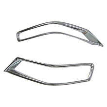 2Pcs Car Accessories ABS Chrome Car Rear Back Fog Lamp Light Cover Trim 2017-2020 for  XTrail X-Trail Rogue T32