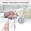 Temperature Humidity Sensor LCD Screen Indoor Hygrometer Thermometer Detector Automatic Alarm  Life App Control 2