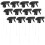 12 Pcs Trigger Sprayer Spray Bottle Nozzle  - 28/410 Neck Bottle Size 1
