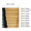 12Pairs Interchangeable Wood Circular Knitting Needle 3.5-10mm 2