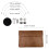 12Pairs Interchangeable Wood Circular Knitting Needle 3.5-10mm 3