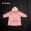 Sudadera XXL rosa tipo manta con capucha y bolsillo 3