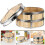 Khaki Bamboo Steamer Multi-Layer Food Steamer Basket for Cooking 1Set 4