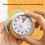 No Battery Mechanical Timer Visual Reminder for Kitchen Use-Red 7