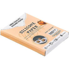 500pcs Waterproof Food Grade Bbq Paper Oil Resistant High Temperature Baking Silicone Oil Paper (20