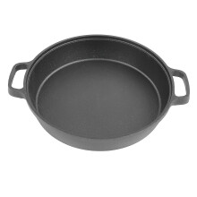 Cast Iron Pot, Dual Loop Handle, Flat Bottom