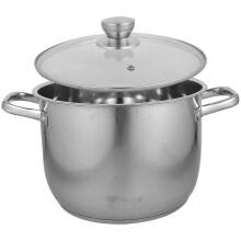 Stainless Steel Soup Pot for Cooking -, Easy to Clean, and Healthy Cookware for Family Kitchen Use
