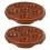 2Pcs Ceramic Baking Pan Escargot Baking Plate Conch Plate Household Tableware 1