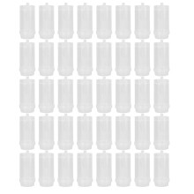 40pcs Pushable Cake Holders Diy Push Cake Mold Cylinder Shaped Cake Pusher Push Pops Plastic Containers with Lids