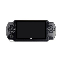 Console de Jeu Portable X6 avec Écran de 4,3 Pouces, Lecteur MP4, Lecteur MP5, 8 Go, Prise en Charge de la Caméra de Jeu PSP, Vidéo, Livre