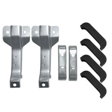 Truck 4 Core Heavy Duty Radiator Bracket Mount Kit for Chevy C10 C20 C30 1099ZB 1099ZC Upper&Lower Retainer Brackets