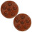 2Pcs Ceramic Baking Pan Escargot Baking Plate Conch Plate Household Tableware 2