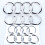 273mm Audi Chrome Badge Front Hood Grille Emblem 2